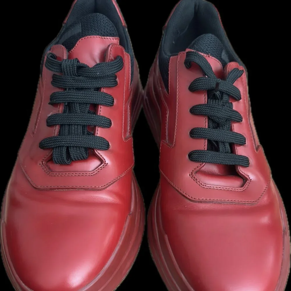 PRADA Leather POLARIUS Sneakers -( #43/#8) - Picture 7 of 13